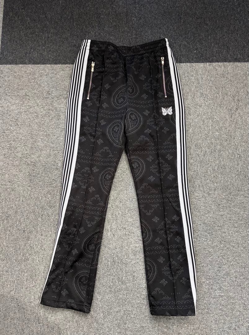 Needles ペイズリー柄 ブラックパンツ XS