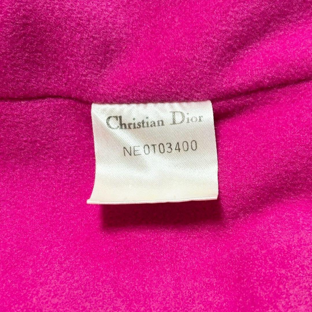 ミスディオール　ショートトレンチコート　ダブル　金ボタン　ピンク　ジャケット