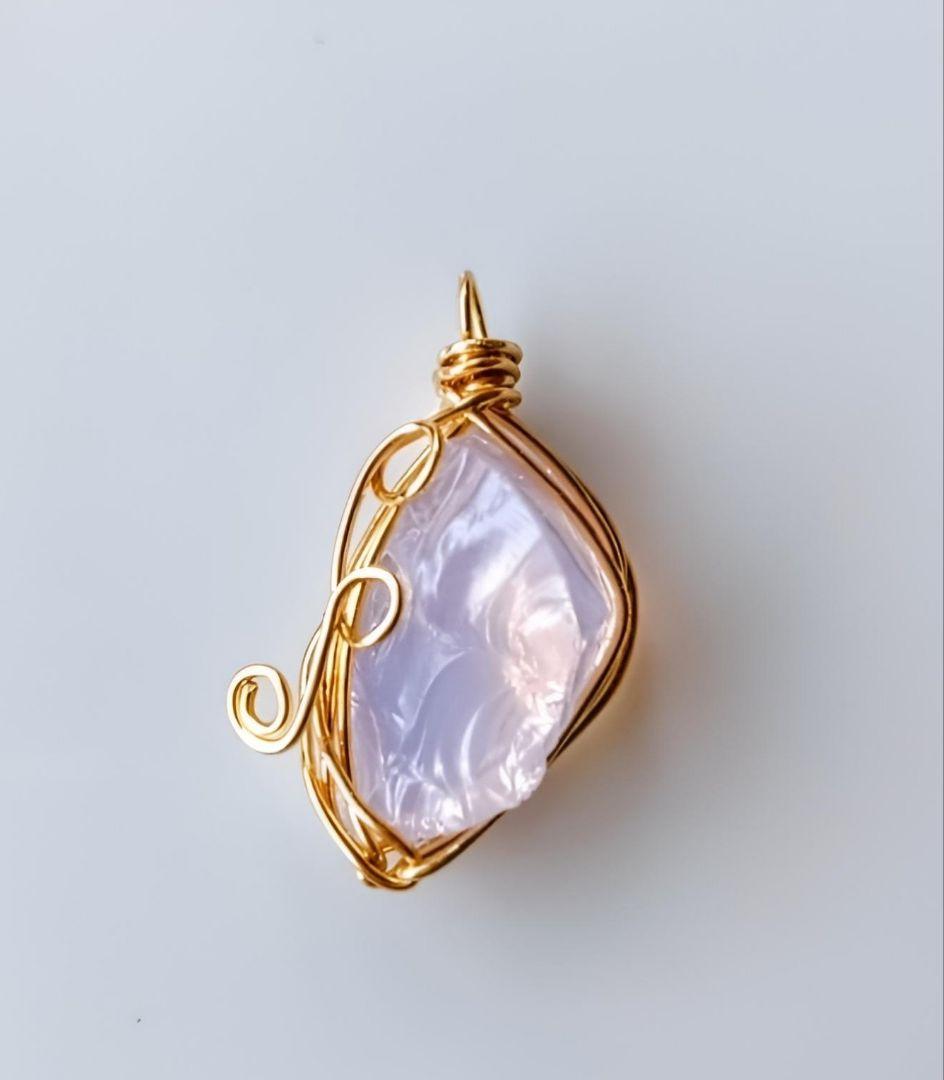 Kgf14 希少 アンダラクリスタル エンジェルオーロ ピンク 原石