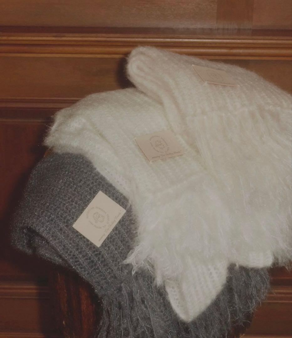 小物 NOTREemor emor feather touch muffler