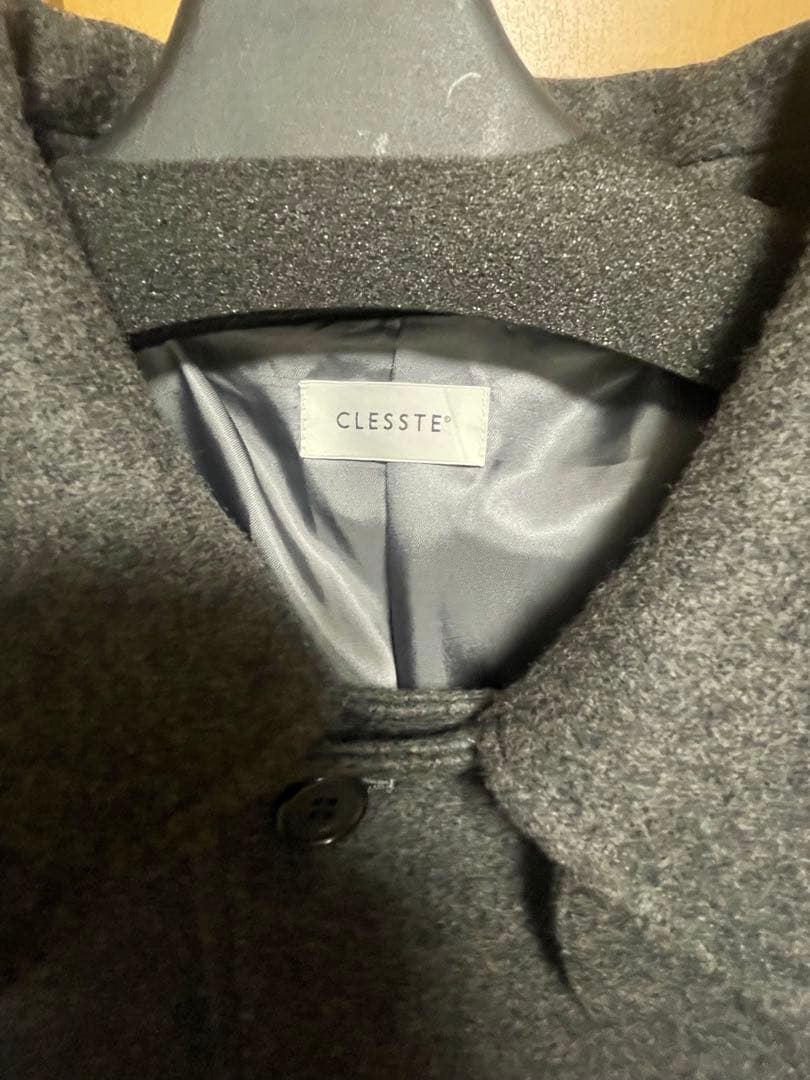 ジャケット・アウター CLESSTE Wool Melton Balmacaan Half Coat