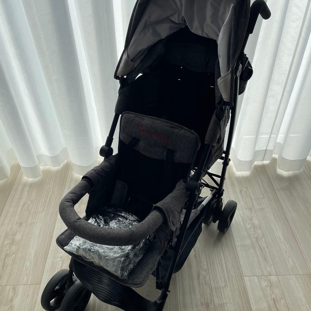 【美品】キンダーワゴン DUOシティHOP2 2人乗りベビーカー