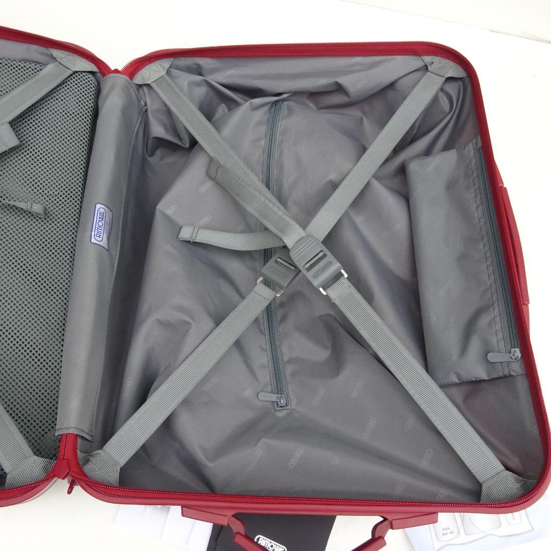 RIMOWA リモワ ポリ四輪サルサTSAロック赤 キャリーバッグ45リットル