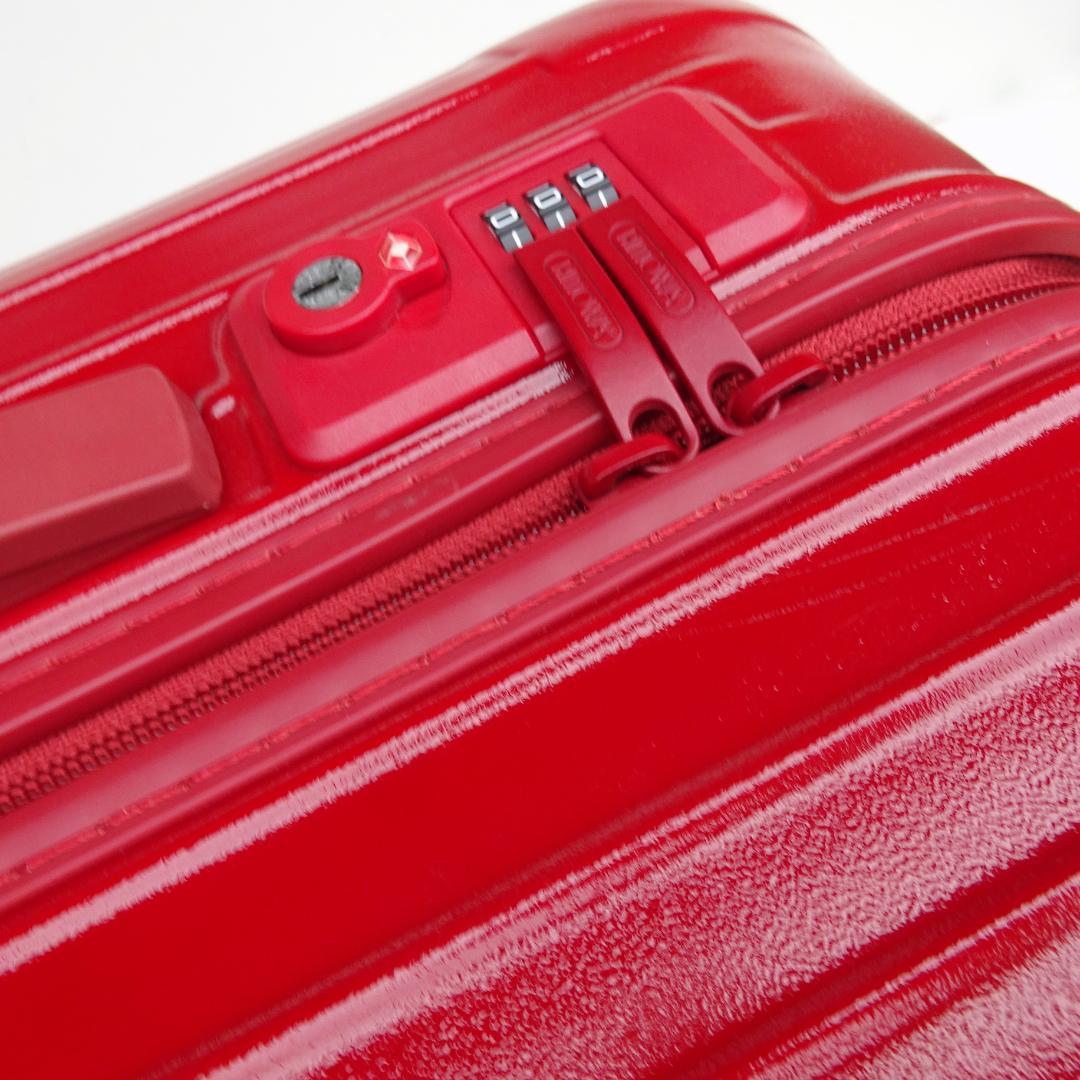 RIMOWA リモワ ポリ四輪サルサTSAロック赤 キャリーバッグ45リットル