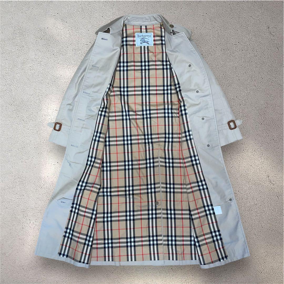 【バーバリー】トレンチコート スプリングコート ベージュ レディース Mサイズ