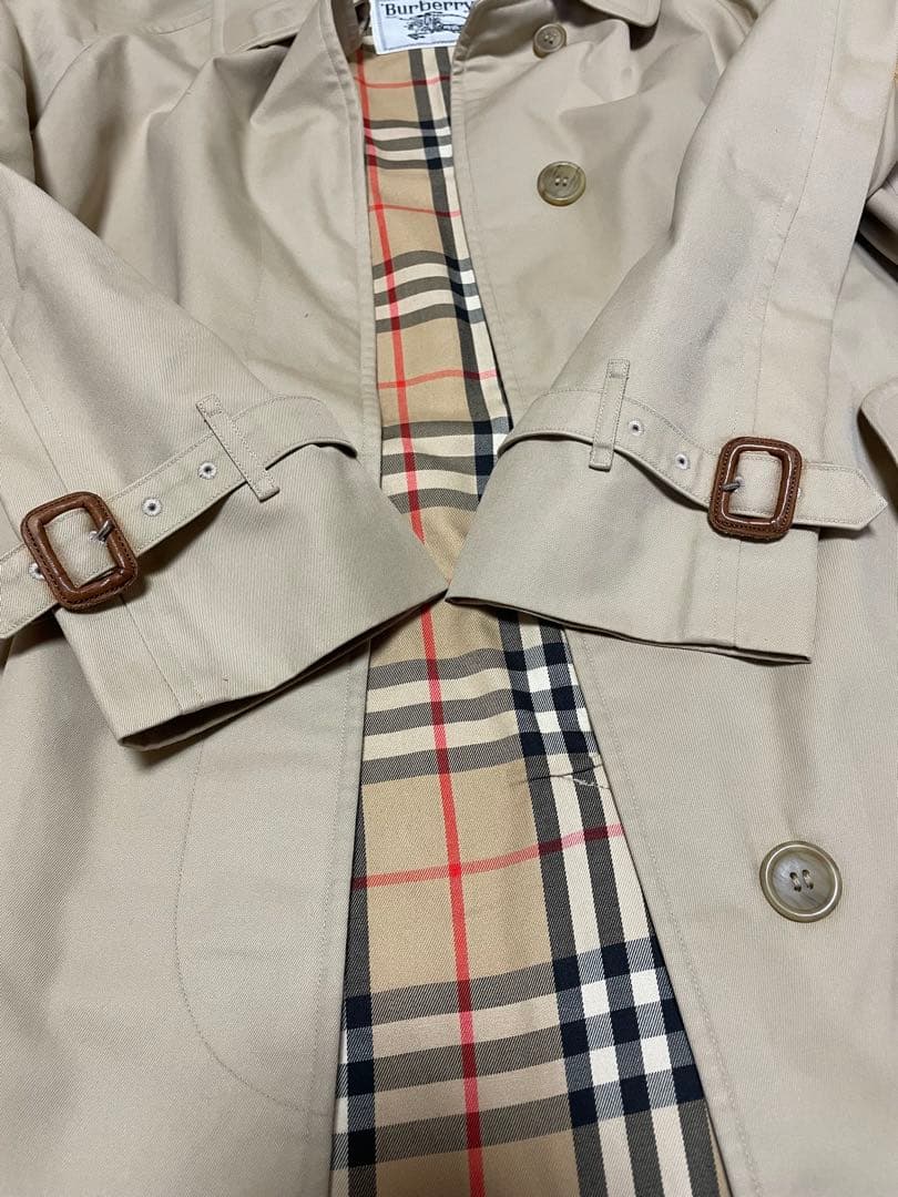 【バーバリー】トレンチコート スプリングコート ベージュ レディース Mサイズ