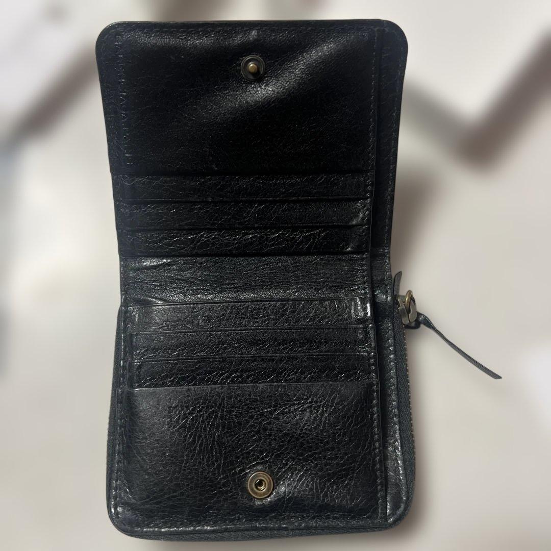 BALENCIAGA レザー 二つ折り財布　バレンシアガ　wallet