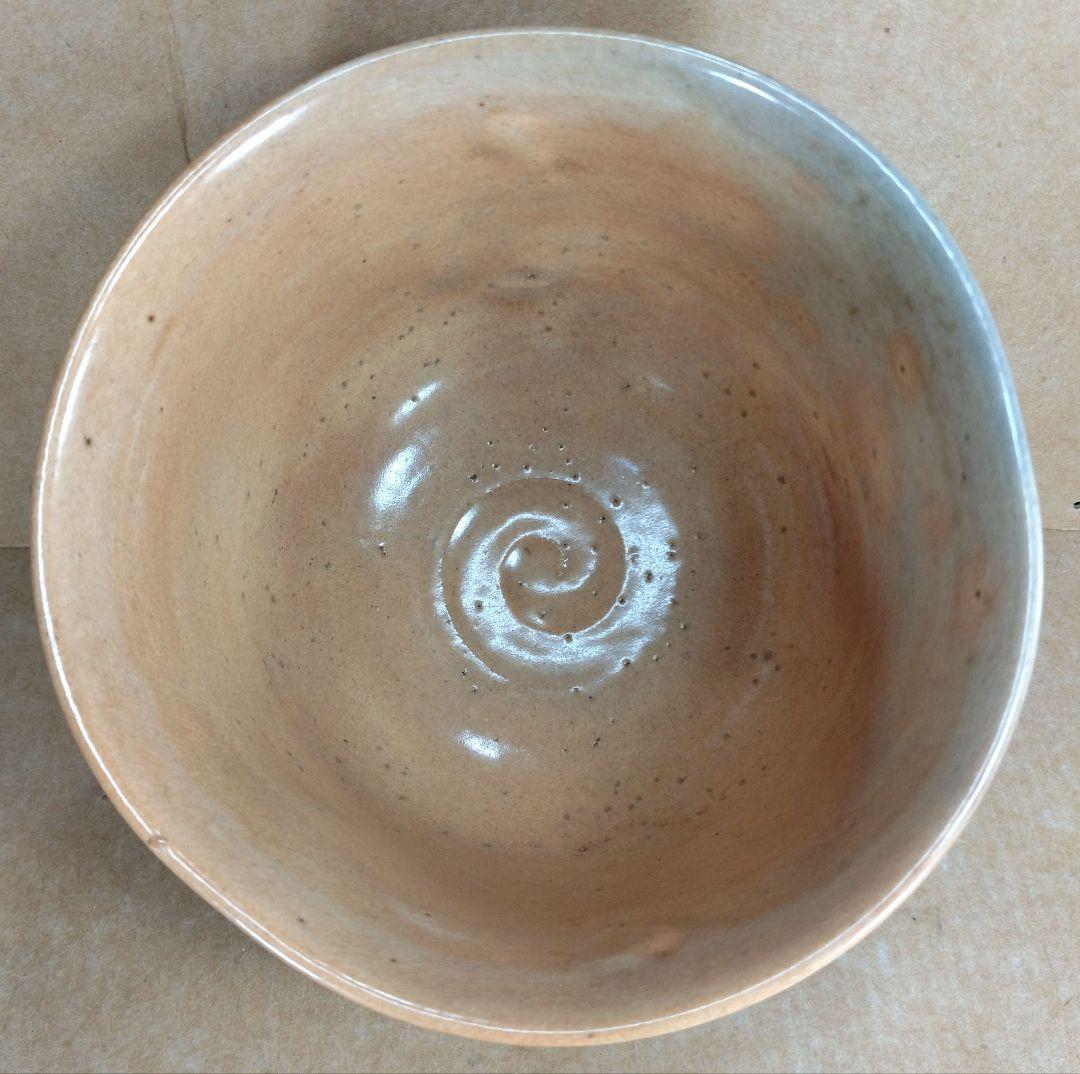 野々村仁清 御本写立鶴茶碗 二世黒田陶々庵識箱 最明庵蔵印 細野燕台所持 仁清銘