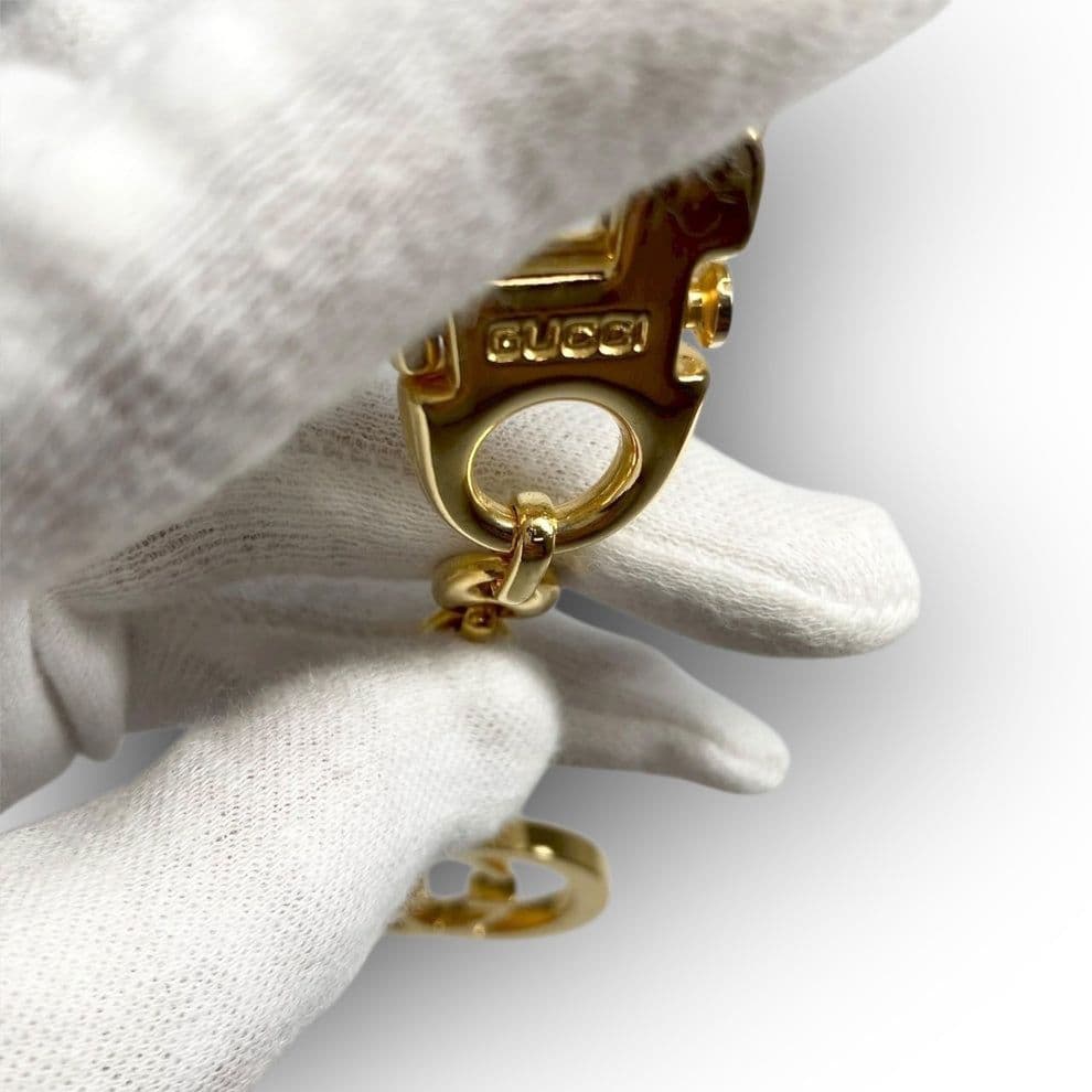 GUCCI グッチ キーホルダー ゴールド GGマーク 箱付き