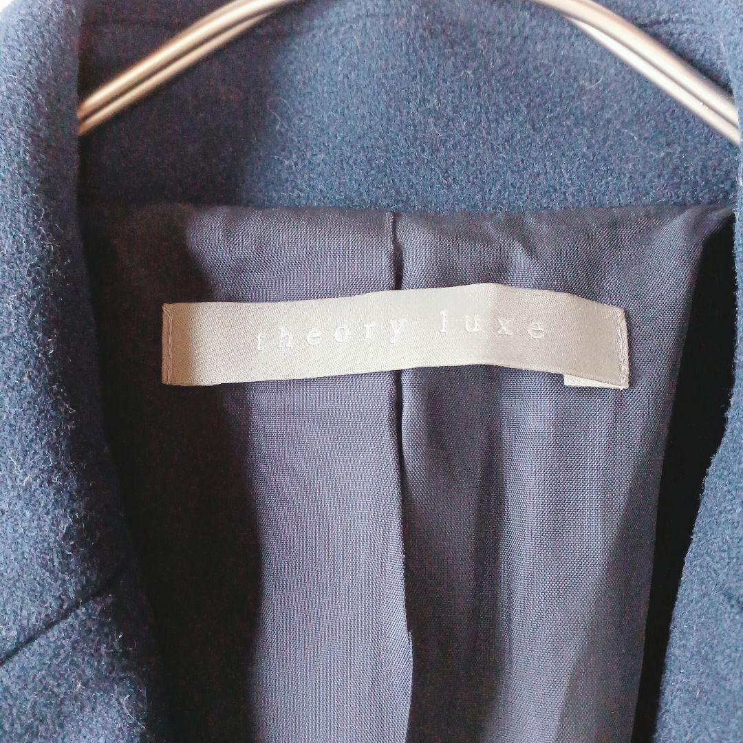 美品☆theory luxe チェスターコート ネイビー L