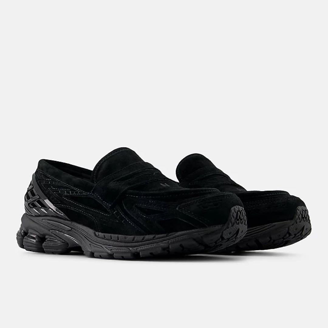 new balance 1906L black ローファー スウェード