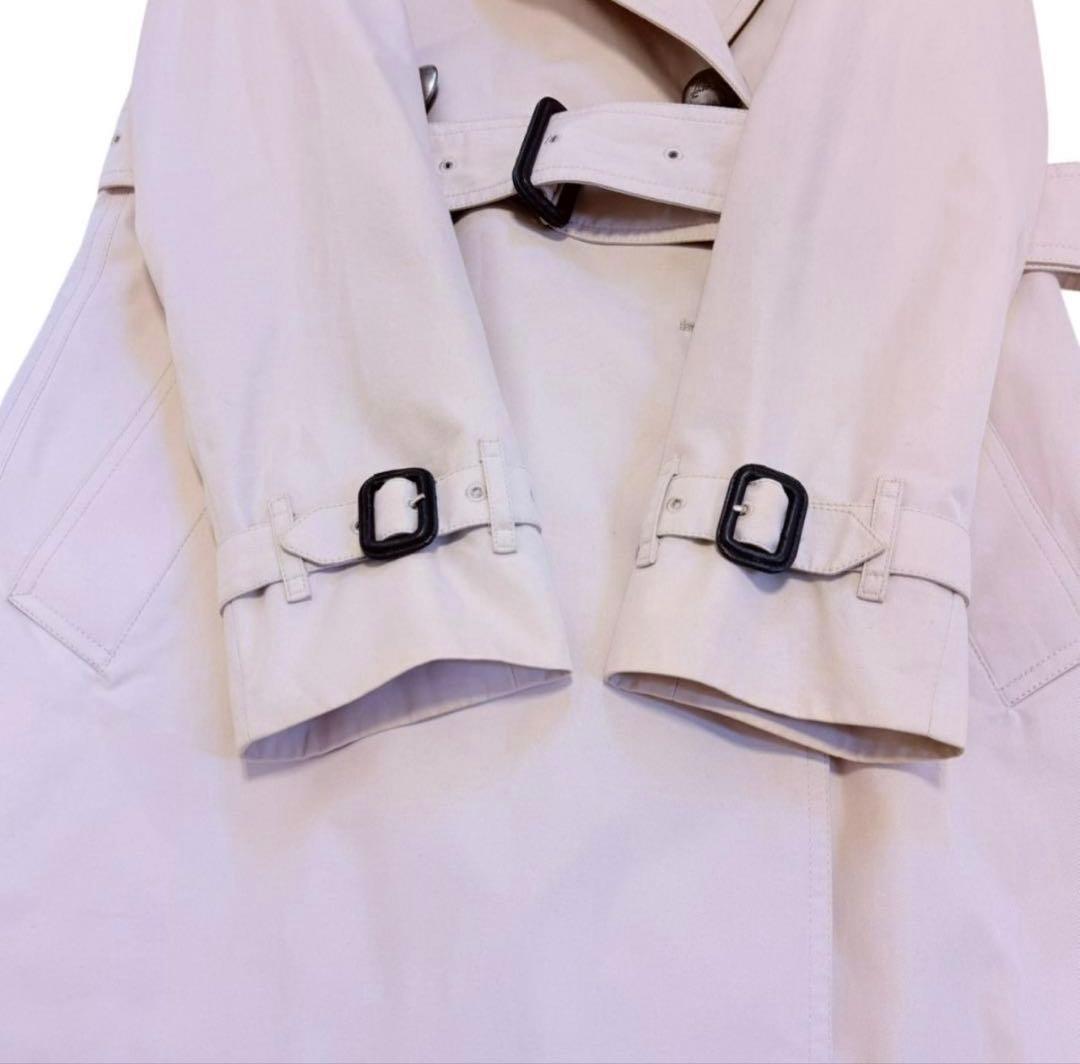メタルボタンが美しい♪BURBERRY LONDON トレンチコート レディース