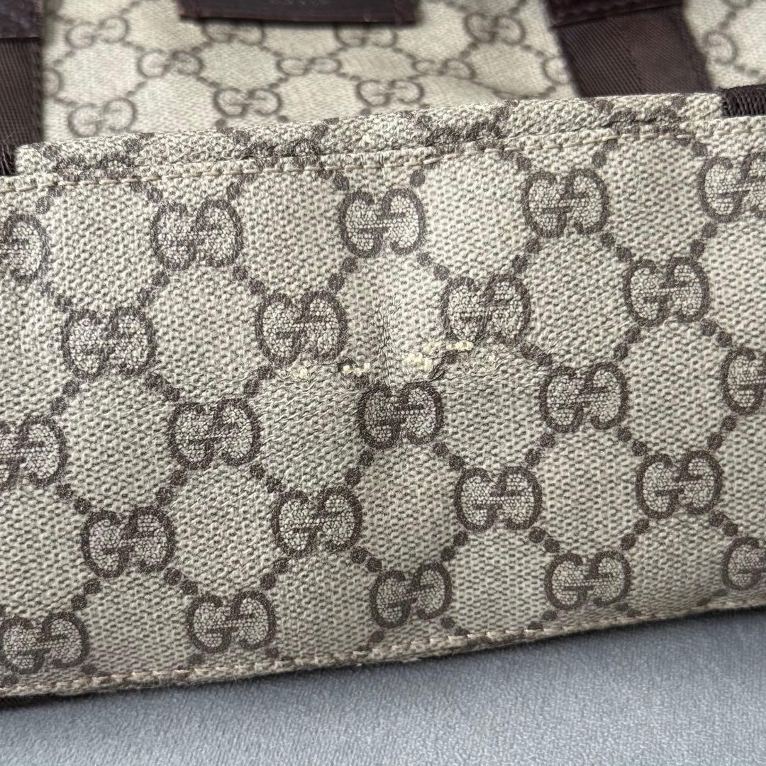 グッチ トートバッグ GG キャンバス PVC レザー ハンドバッグ