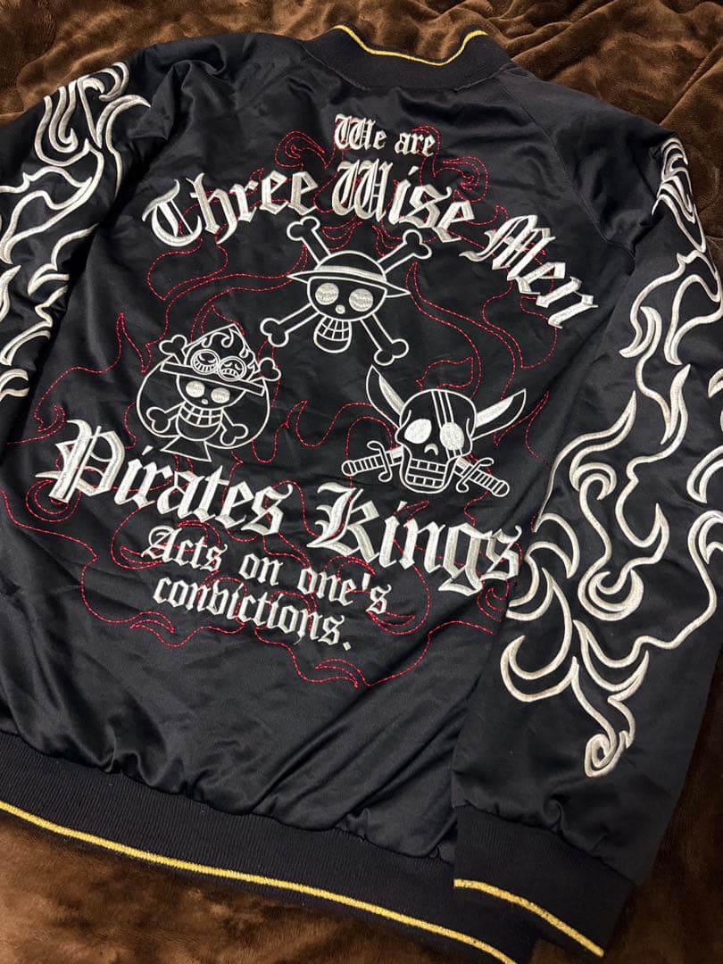 ２面用 ONE PIECE 日本限定 スカジャン vintage サテン