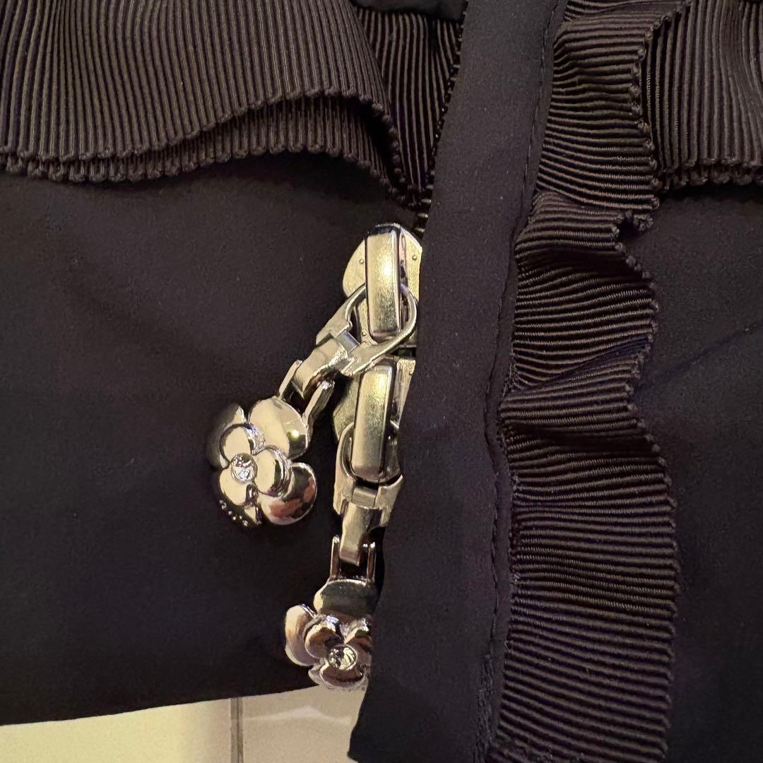 エムズグレイシー ダウン　40 ダブルジップアップ　ブラック