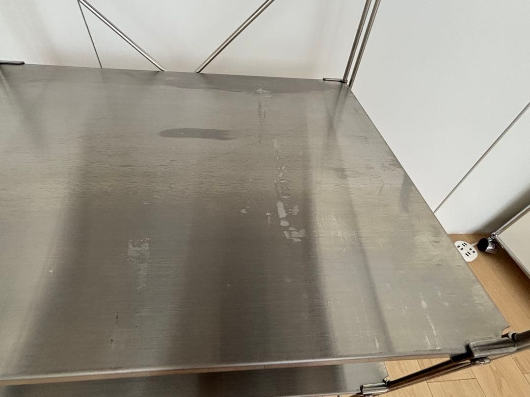 アラン　無印良品　ステンレスユニットシェルフ　ステンレス材棚セット　中