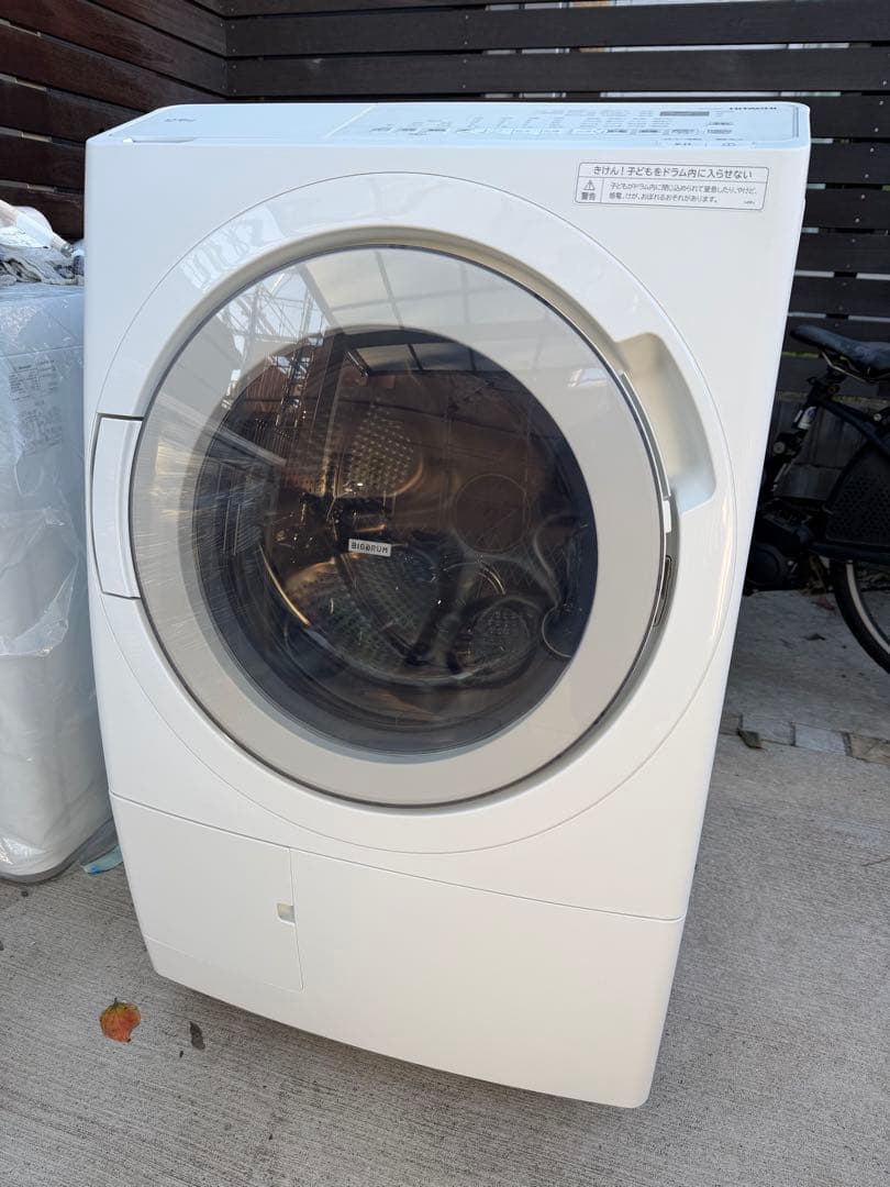 【5年保証付】美品 HITACHI ドラム式洗濯乾燥機 BD-SV120JL