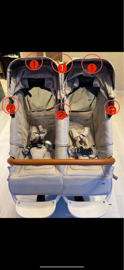 Air Buggy エアバギー ココダブルフロムバース