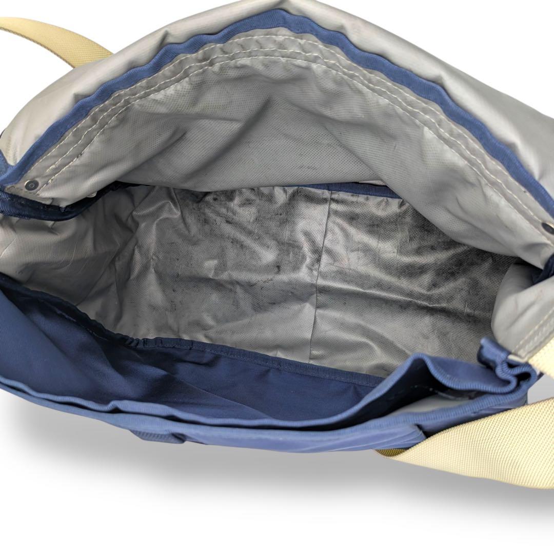 美品 PORTER 大容量 メッセンジャーバッグ ネイビー ビジネス