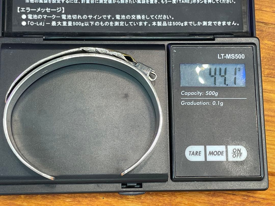 ハート金フェザー シルバー925 ネイティブ インディアンジュエリー