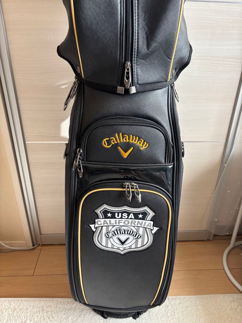 希少 限定ワッペン付き USA カリフォルニア　キャロウェイ キャディバッグ