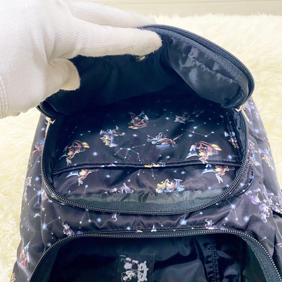極美品　ポーター　リュック　ディズニー　コラボ　90周年　ミッキー　ブラック