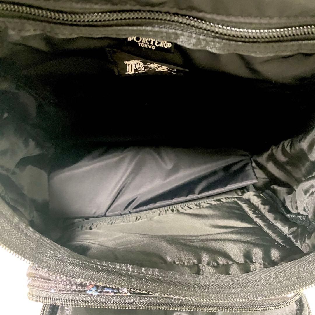 極美品　ポーター　リュック　ディズニー　コラボ　90周年　ミッキー　ブラック