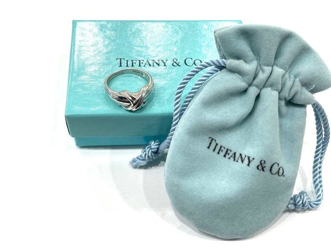 Tiffany&Co. オールドティファニー　シグネチャークロス リング 925