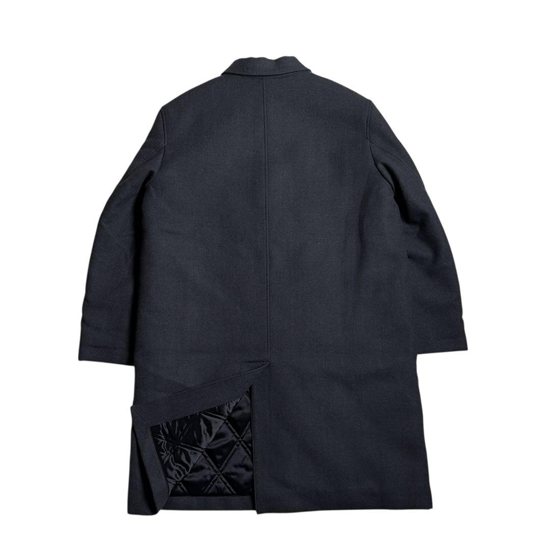 セオリー 現行タグ ステンカラーコート 中綿キルティング 濃灰 L ビジネス