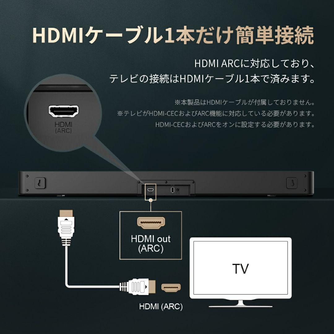 PHILIPS サウンドバー TAB4000 60W スピーカー