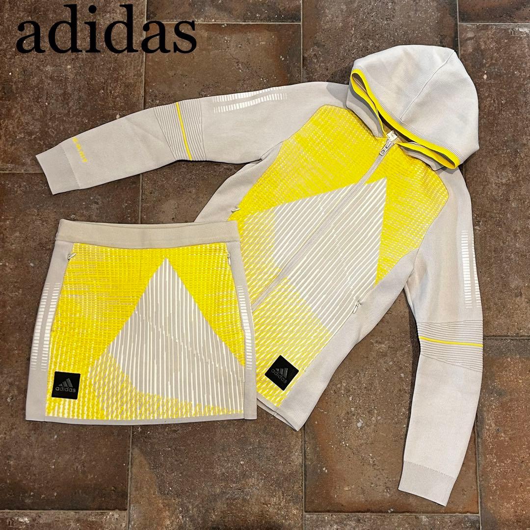 adidas セットアップ　パーカー　スカート 上下セット　ゴルフ
