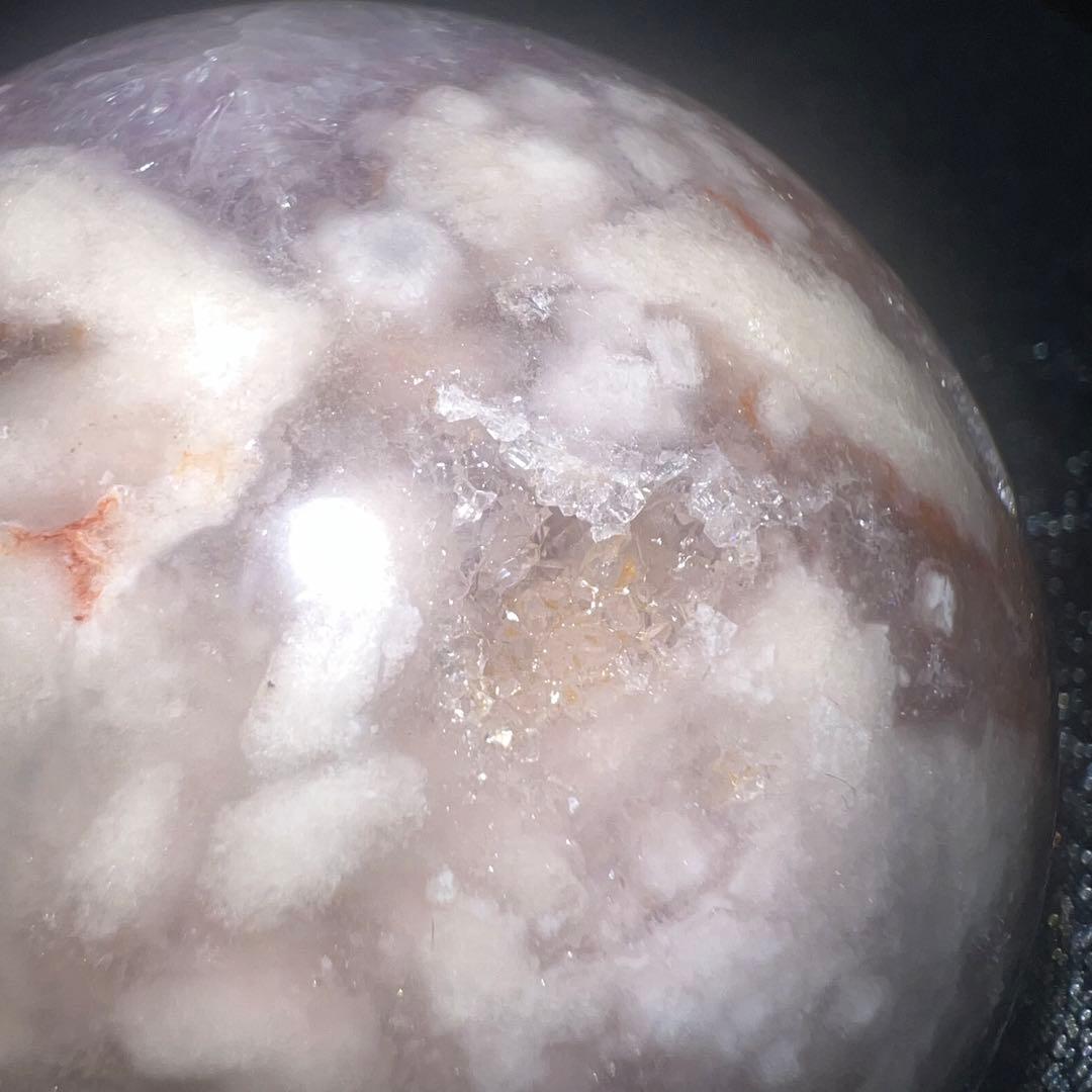 ⑤BIG⭐️ピンクアメジスト⭐️桜瑪瑙⭐️スフィア⭐️フラワーアゲート⭐️花瑪瑙⭐️天然石