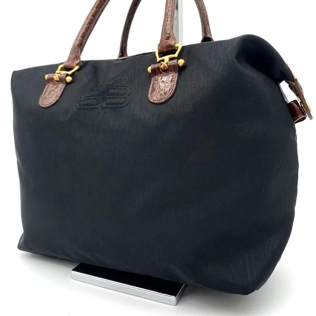 バレンシアガ 小さめボストンバッグ 美品　縦30x横36x幅14