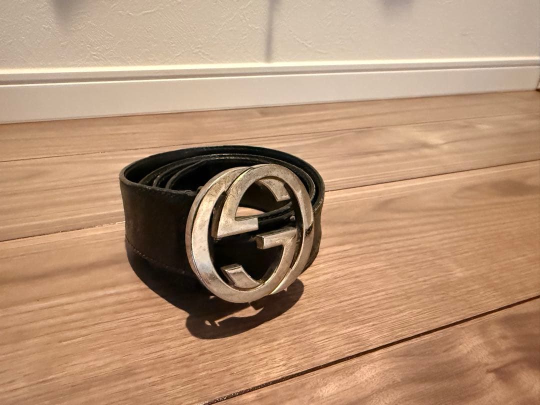 隼*様 GUCCIロゴベルト　メンズ