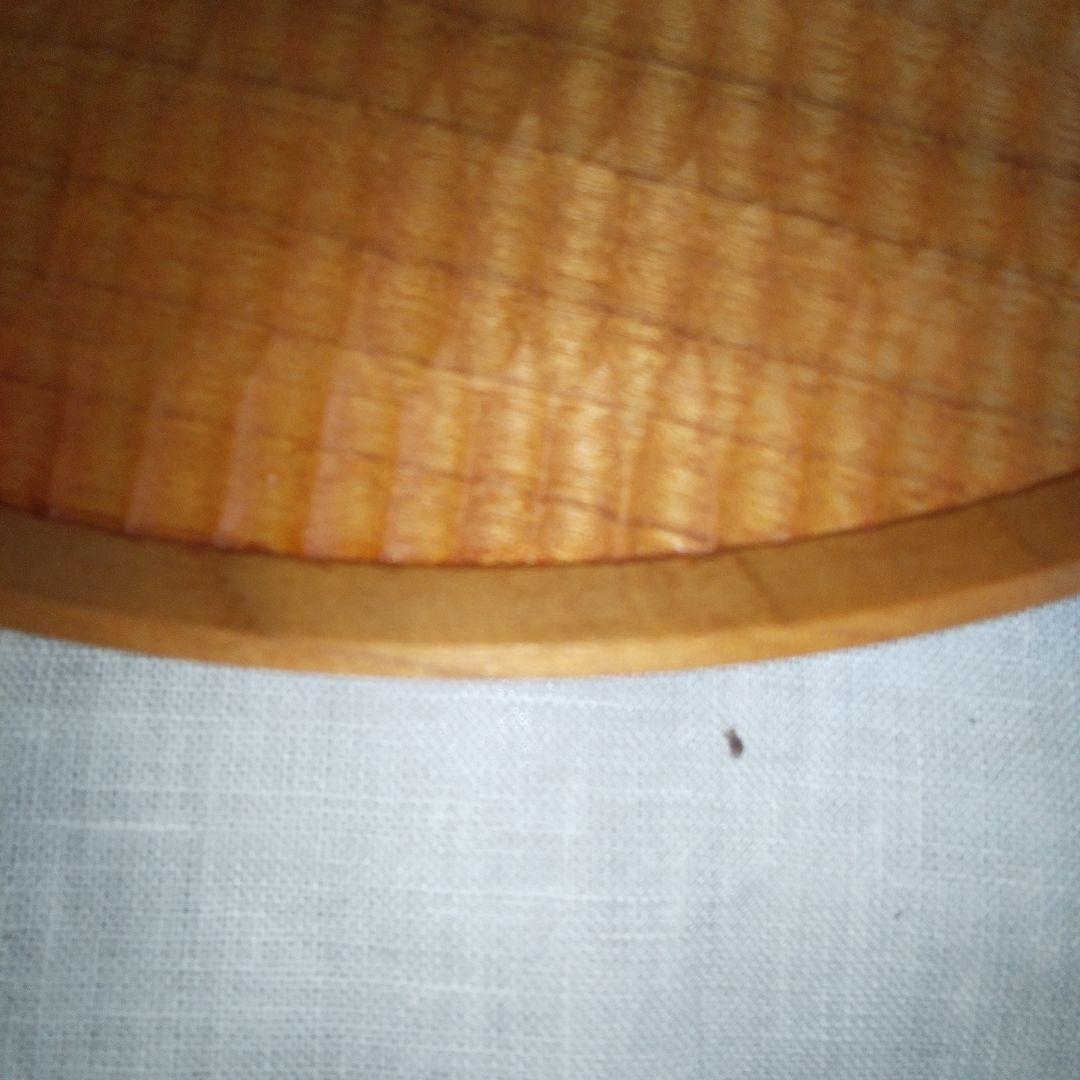 新品未使用✨高塚和則 ひとり膳28cmさくら材木製円形プレート②