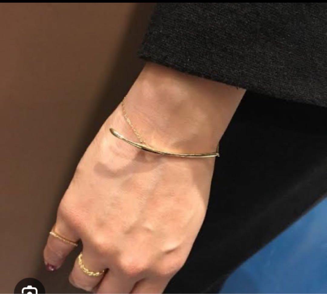 hirotaka ヒロタカ K10バーブレスレット（YG）