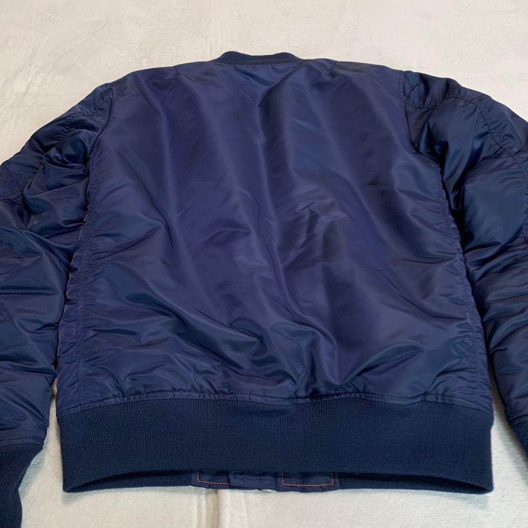 1/19まで【美品】Schott フライトジャケット MA-1 ネイビー XS