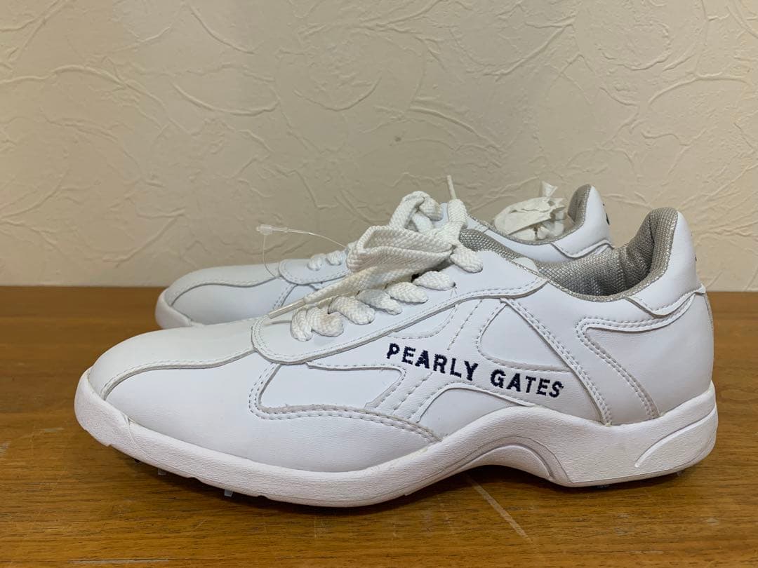 N0928-04★未使用 PEARLY GATES ゴルフシューズ ホワイト