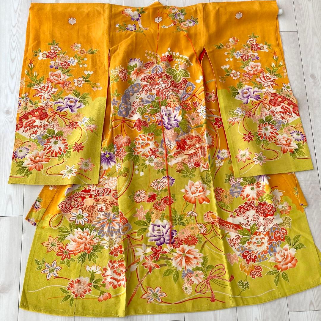 ★Queenです★七五三 アンティーク 女の子 子供着物 No32