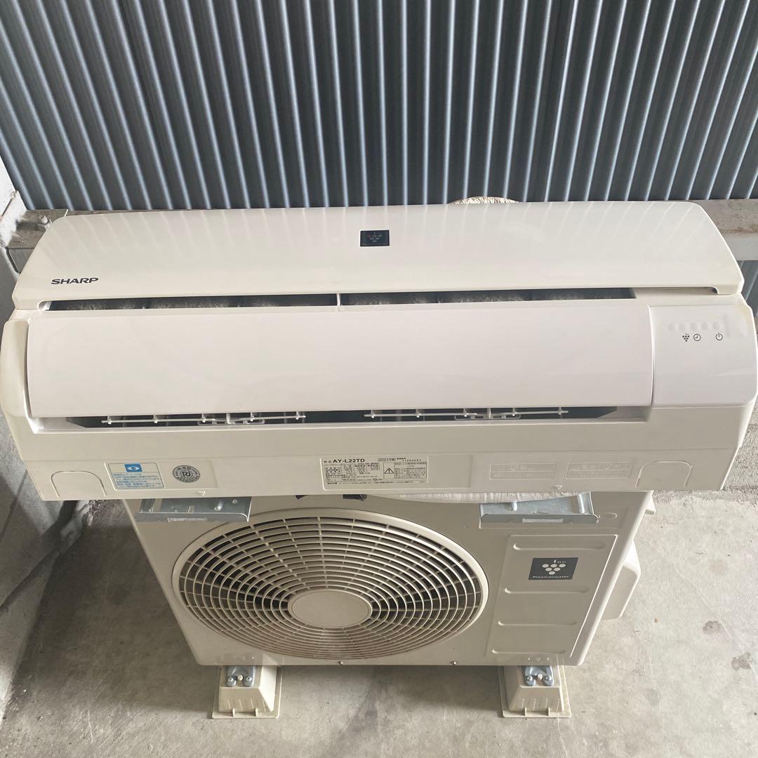 2021年式　シャープ SHARP ルームエアコン一式 6畳用 AY-L22TD