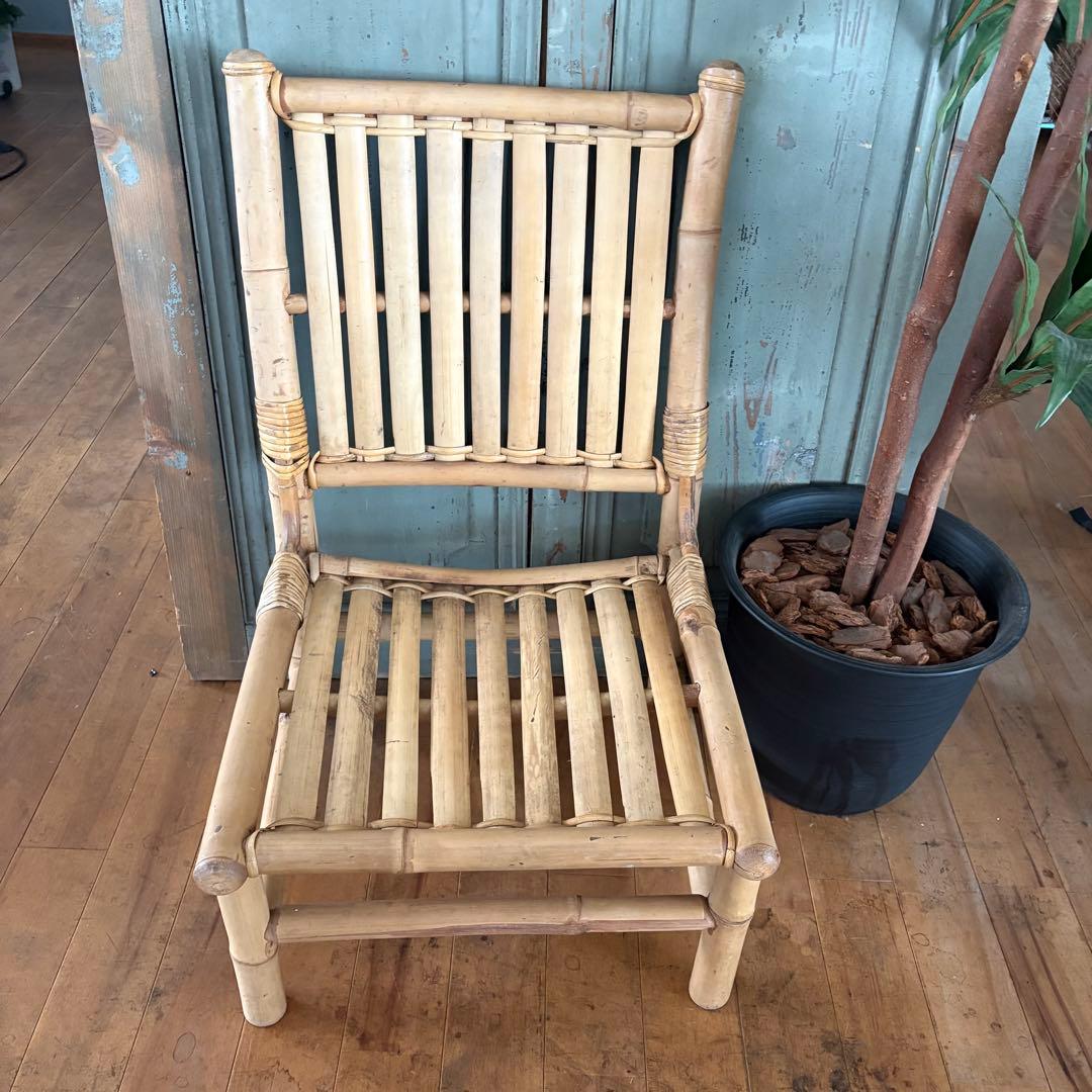 スキップアビートガーデン バンブーチェアー 座椅子