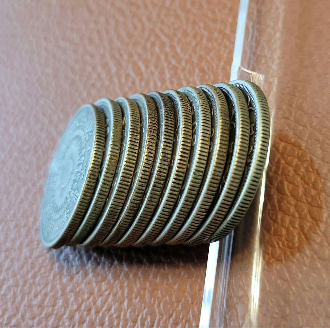 旭日五十銭銀貨 10枚セット