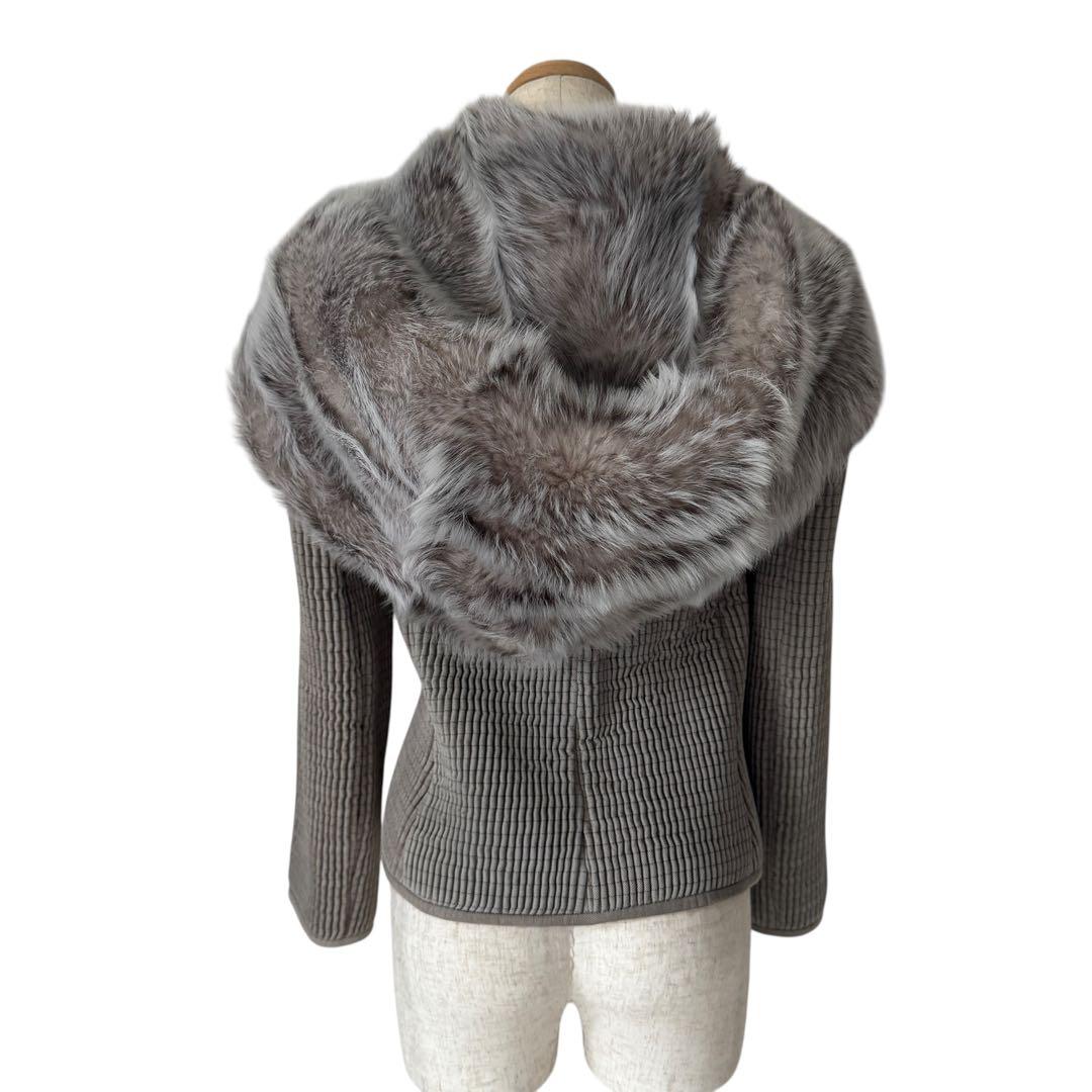 希少　エンポリオアルマーニ　ゴートレザージャケット 38 あんしん鑑定