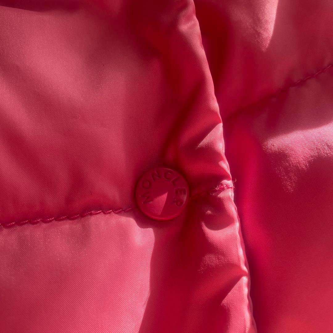モンクレール ☆ MONCLER ダウン ベスト ピンク レディース １サイズ