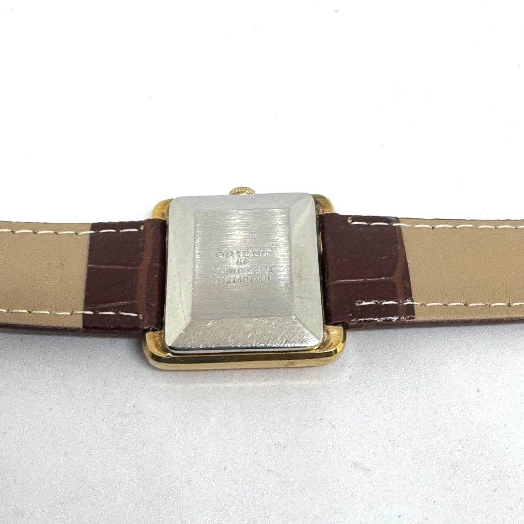 半*ん様 ⭐️オリエントシャマード手巻きスクエア21石．ボーイズサイズ⭐️オーバ