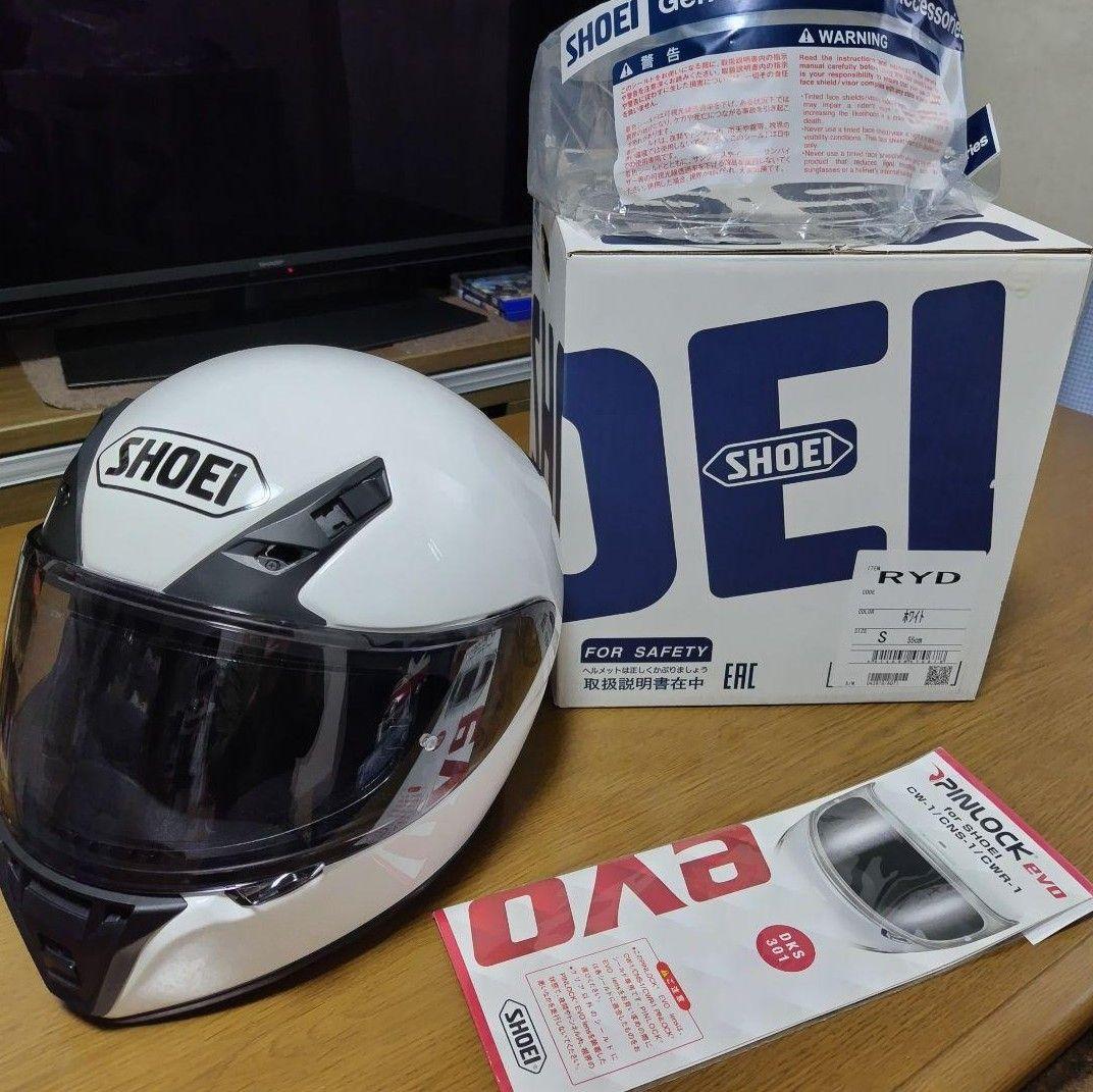 SHOEI RYD 純正ミラーシールド純正メロウスモーク付き Sサイズ