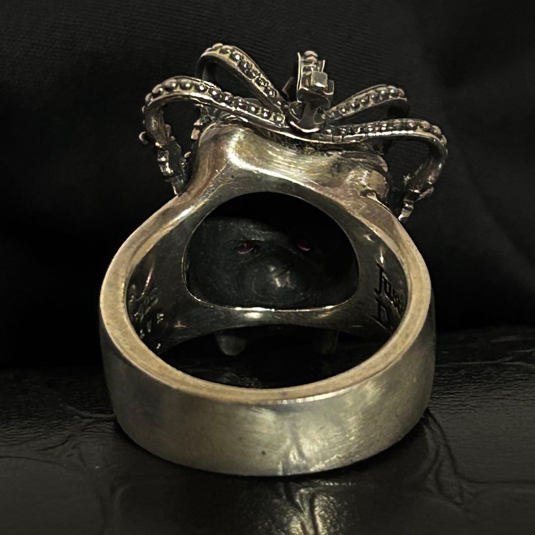 ジャスティン デイビス エッセンシャルスカル リング クラウン 17号 指輪