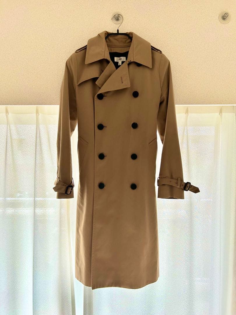 【値下げ】美品 HYKE ベージュ トレンチコート サイズ3