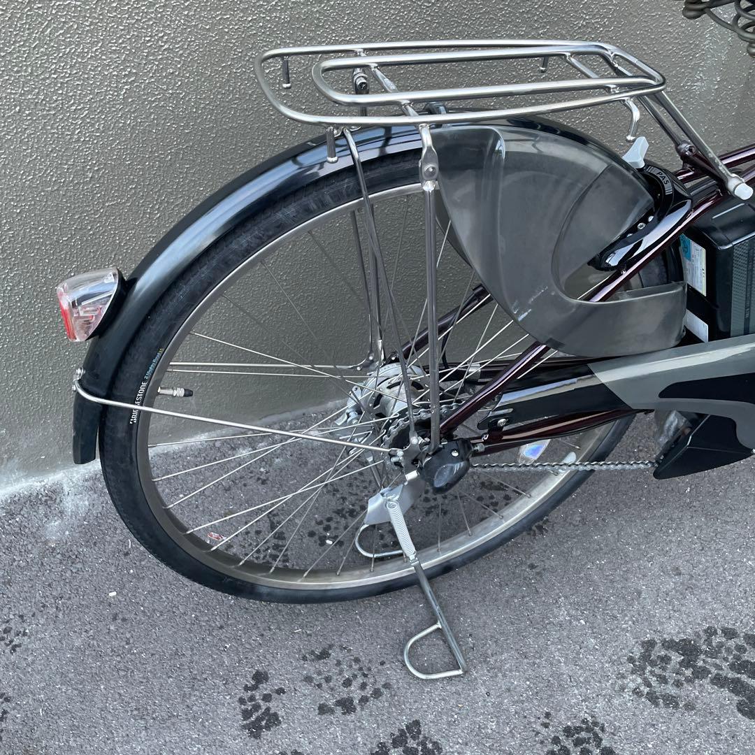 ヤマハ電動アシスト自転車ブラウン
