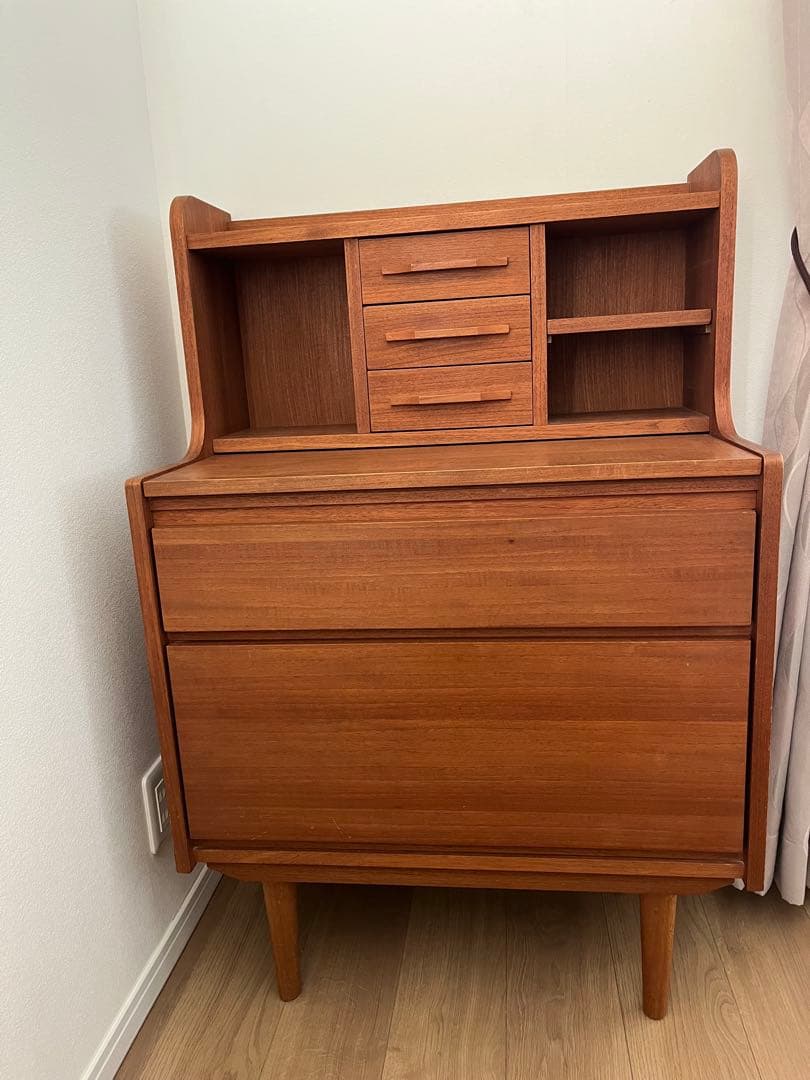 ライティングデスク　ライティングビューロー　北欧　学習机　中古　美品